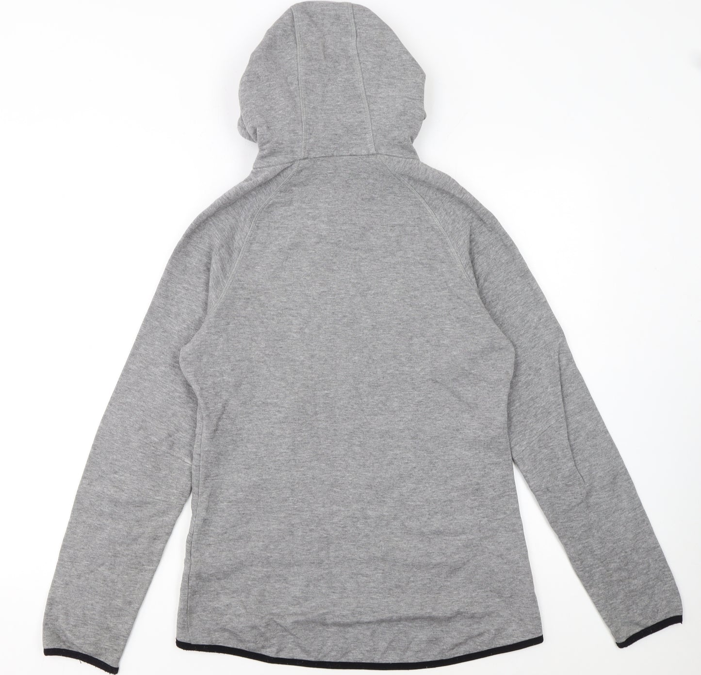 Crane Womens Grey Full Zip Hooded Sweatshirt Small 8-10
