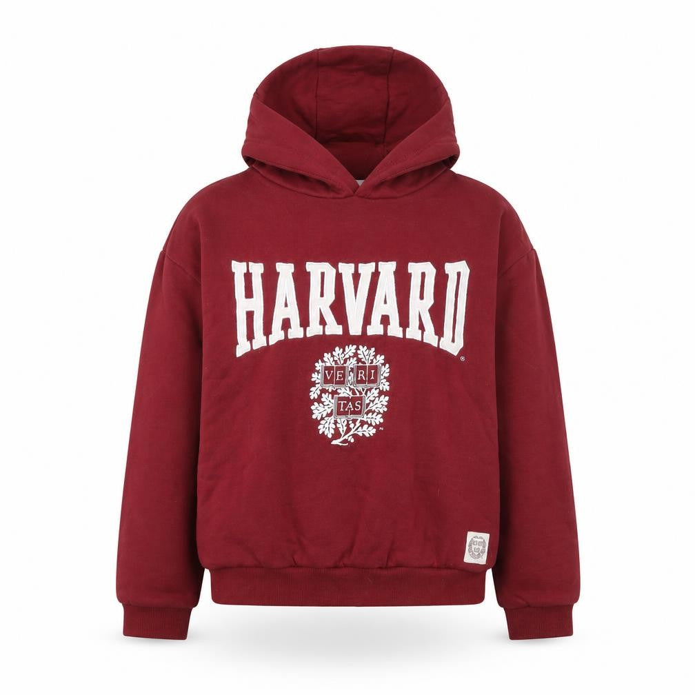 Harvard Boys Burgundy Hoodie 12-13 Years Pullover Fleece Sweatshirt