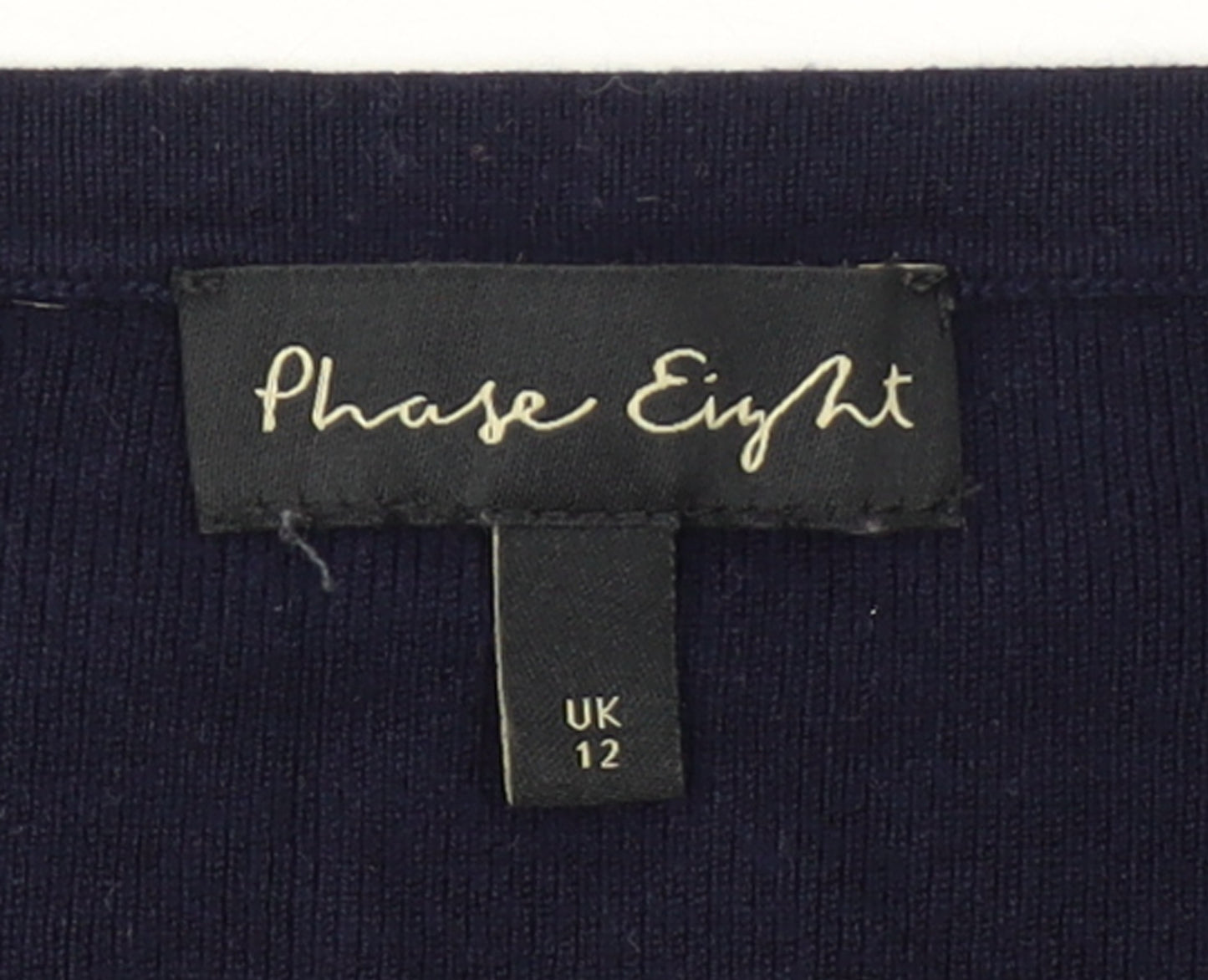 Phase Eight Women’s Blue Viscose Long Sleeve Pullover Jumper UK 12