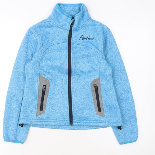 Panther Boys Blue Waterproof Fleece Soft Shell Jacket Size 12 Years