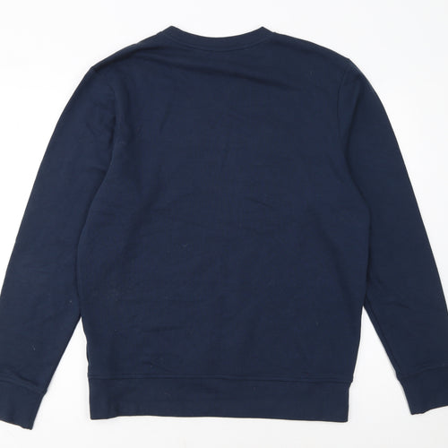 England Men's Blue Crew Neck Pullover Sweatshirt Size L