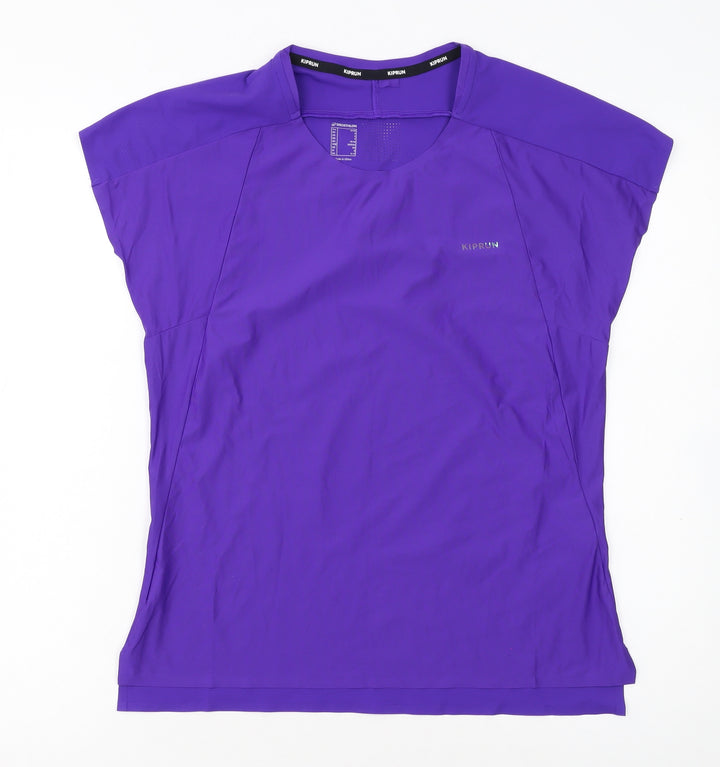 Kiprun Women's Purple Lightweight Running T-Shirt Size S