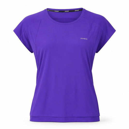 Kiprun Women's Purple Lightweight Running T-Shirt Size S