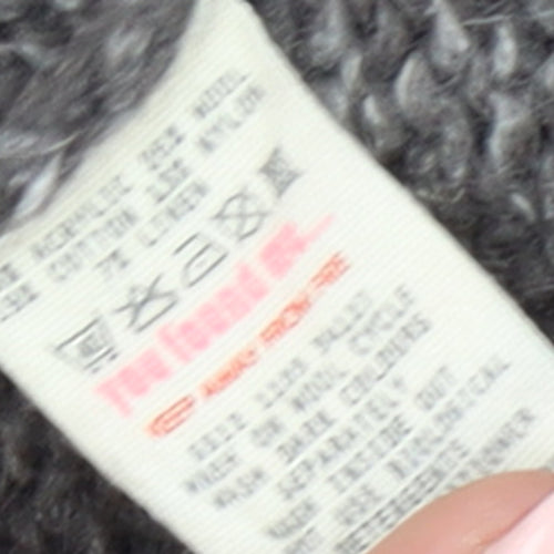 White Stuff Women's Grey Wool Blend Jumper Dress Size 16