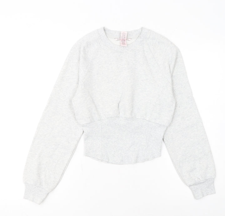 Victoria's Secret Womens Grey XS Pullover Crew Neck Sweatshirt