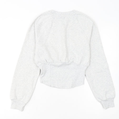Victoria's Secret Womens Grey XS Pullover Crew Neck Sweatshirt