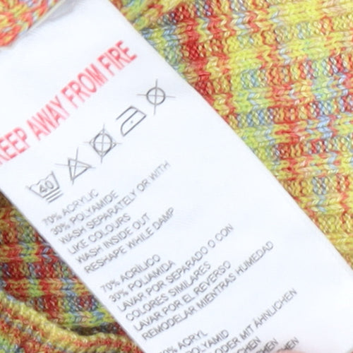 Urban Outfitters Women’s Multicoloured Mock Neck Slim Pullover Jumper Size S