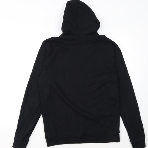 Avant Garde Paris Men's Black Pullover Hoodie M Logo Graphic Sweatshirt