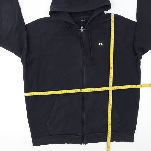Under Armour Men's Black XL Full Zip Hoodie ColdGear Fleece
