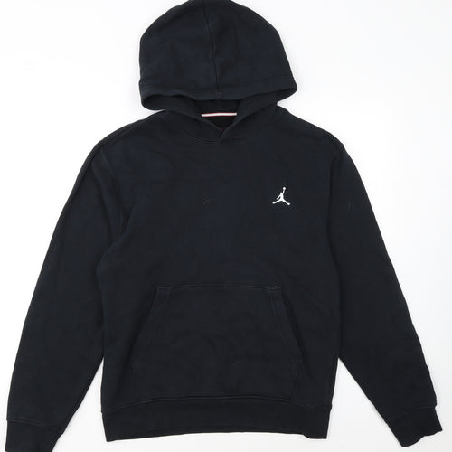 Jordan Men's Black Pullover Hoodie XS Regular Fit Fleece