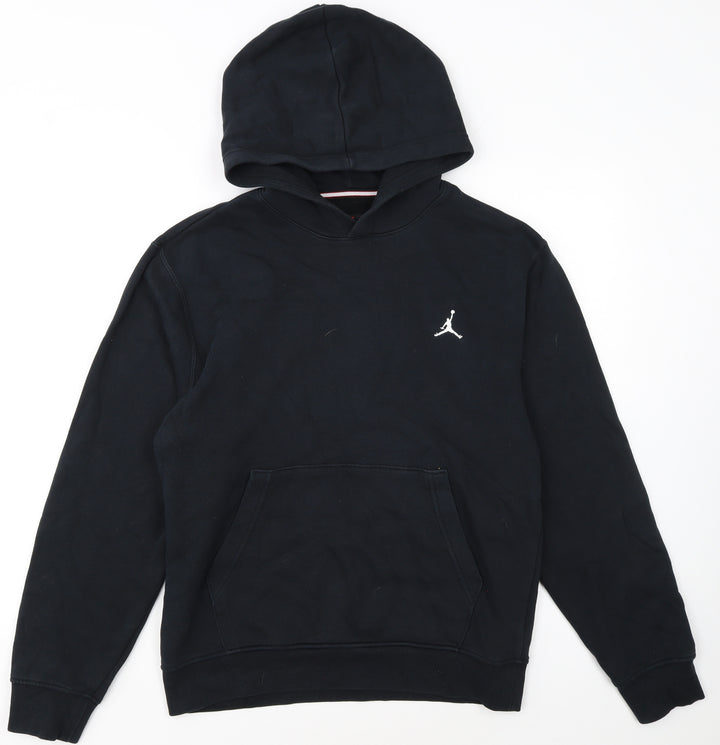 Jordan Men's Black Pullover Hoodie XS Regular Fit Fleece