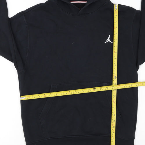 Jordan Men's Black Pullover Hoodie XS Regular Fit Fleece