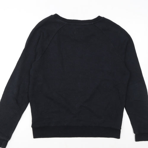 Superdry Women's Black Medium Pullover Sweatshirt New York Logo