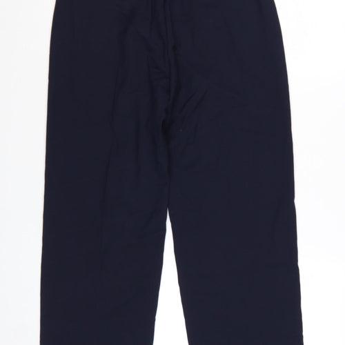 Marks and Spencer Women's Blue Size 10 Straight Leg Trousers