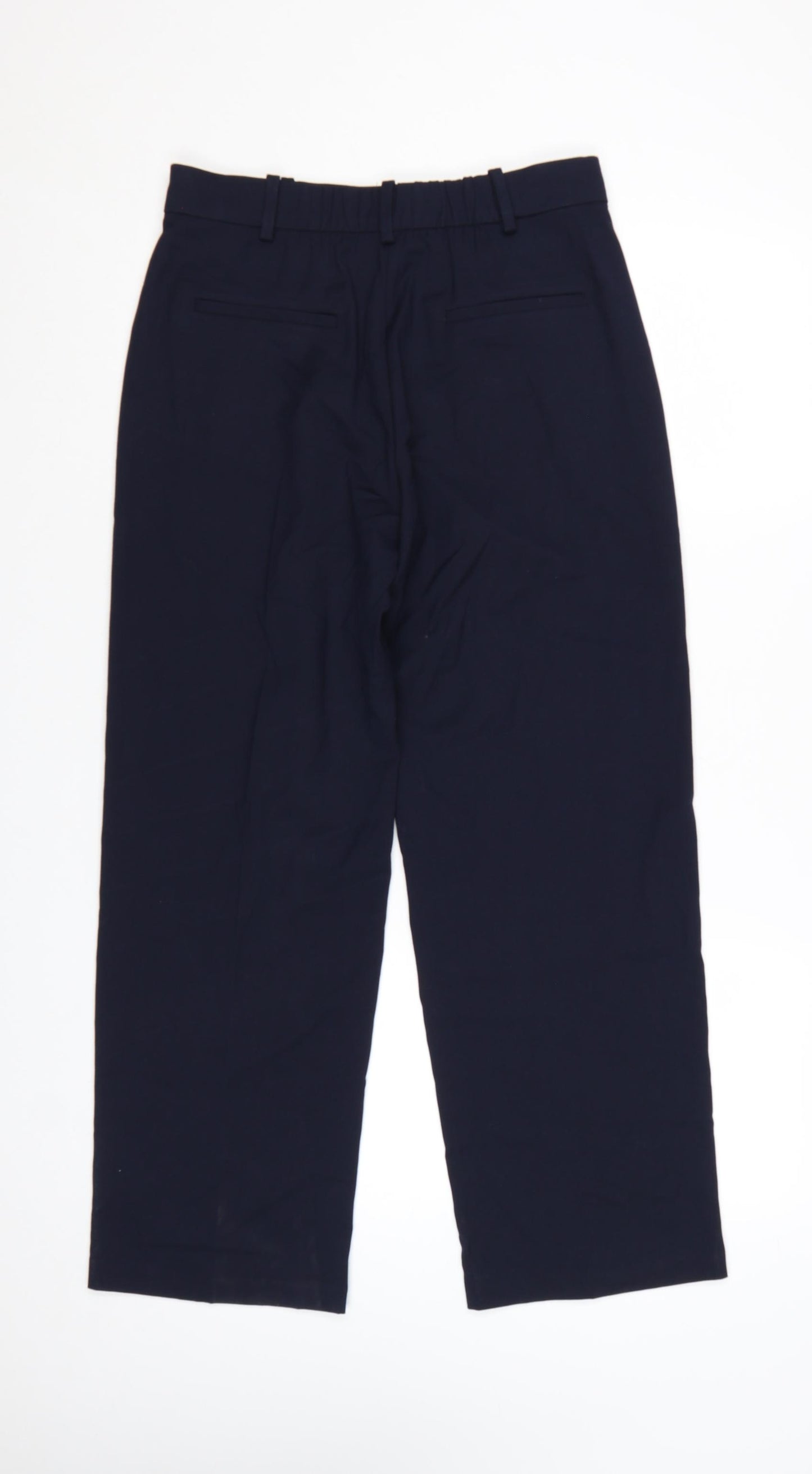 Marks and Spencer Women's Blue Size 10 Straight Leg Trousers