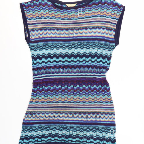Miss Selfridge Women’s Multicoloured Knit Bodycon Short Dress Size 12