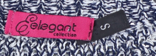 Elegant Collection Women’s Multicoloured Stripe Knit Jumper Size S