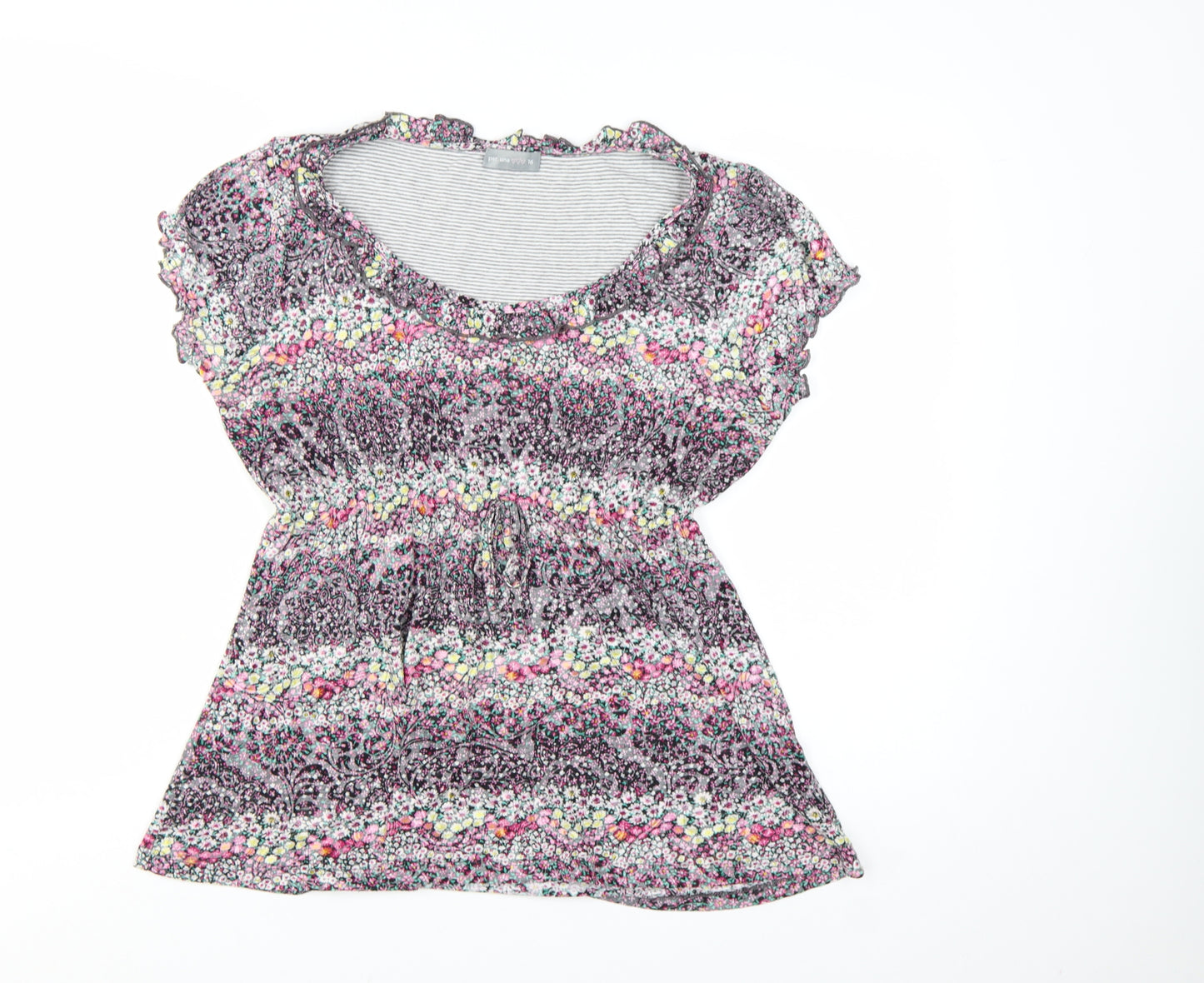 Marks and Spencer Women’s Multicoloured Floral Tunic Blouse Size 16