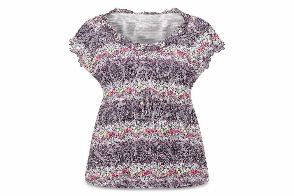 Front view of Marks & Spencer Women’s Multicoloured Floral Tunic Blouse, size UK 16