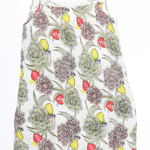 Next Women’s Multicoloured Floral Sleeveless Shift Dress Size 12