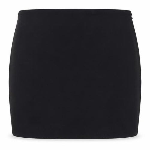 Zara Women Black L Short Pencil Skirt Polyester Twill Workwear