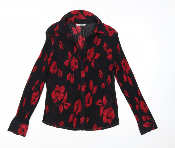 Marks and Spencer Women’s Multicoloured Floral Long Sleeve Blouse Size 14