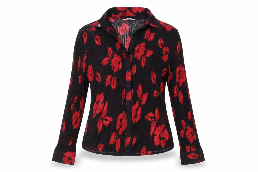 Marks and Spencer Women’s Multicoloured Floral Long Sleeve Blouse Size 14