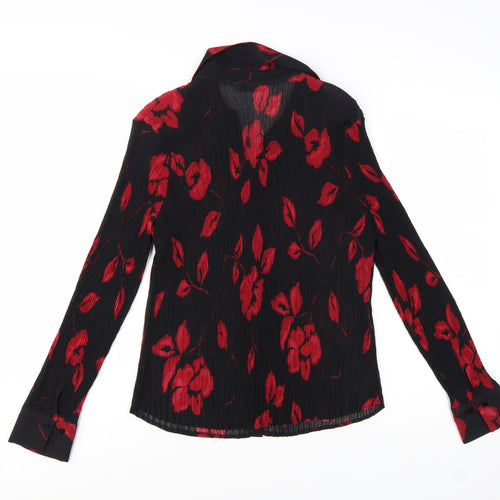 Marks and Spencer Women’s Multicoloured Floral Long Sleeve Blouse Size 14