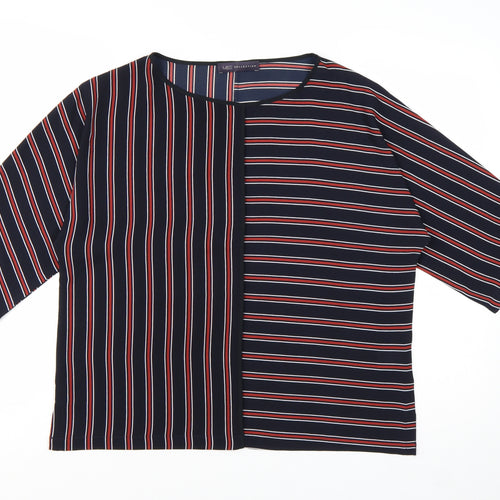 Marks and Spencer Women’s Blue Striped Kimono Blouse Size 12