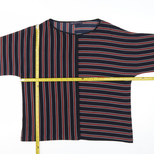 Marks and Spencer Women’s Blue Striped Kimono Blouse Size 12