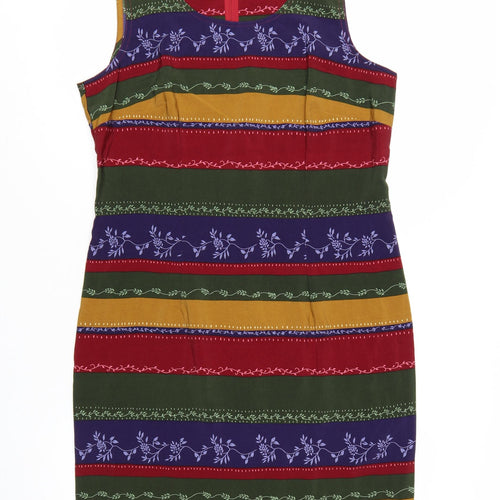 Kathie Lee Collection Women’s Multicoloured Shift Dress Size 10