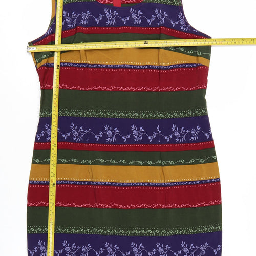 Kathie Lee Collection Women’s Multicoloured Shift Dress Size 10