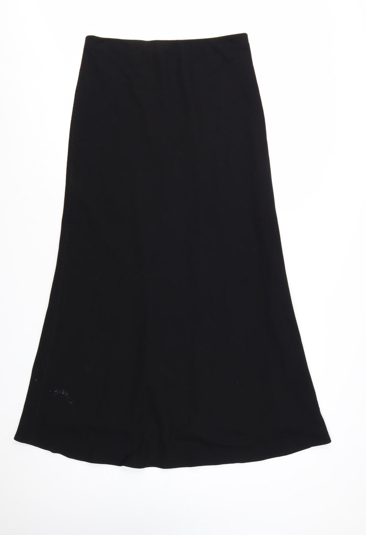 Marks and Spencer Women’s Black Midi A-Line Skirt Size 14
