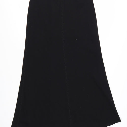 Marks and Spencer Women’s Black Midi A-Line Skirt Size 14