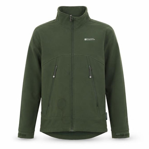 Mountain Warehouse Men's Green Softshell Jacket S Windproof Outdoor
