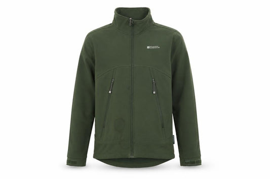 Mountain Warehouse Men's Green Softshell Jacket S Windproof Outdoor