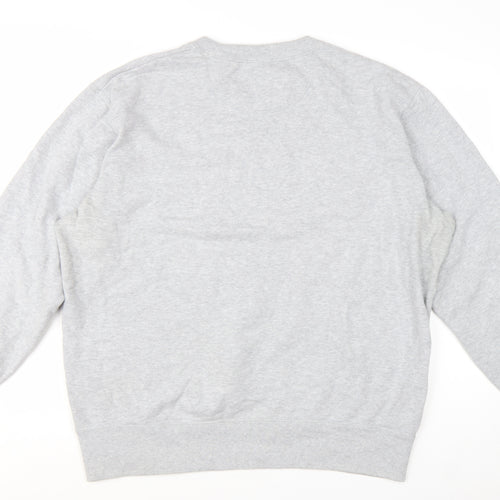 Uniqlo Men's Grey XL Crew Neck Pullover Sweatshirt