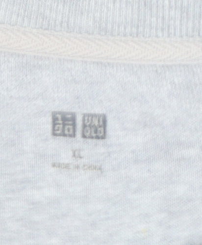 Uniqlo Men's Grey XL Crew Neck Pullover Sweatshirt
