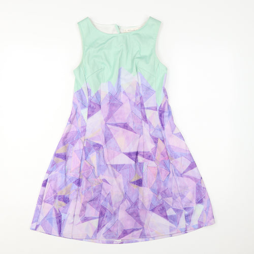 Here Comes The Sun Women's Multicoloured A-Line Dress Size 10
