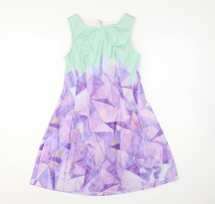 Here Comes The Sun Women's Multicoloured A-Line Dress Size 10