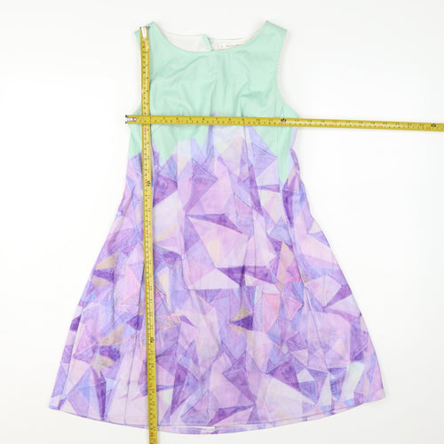 Here Comes The Sun Women's Multicoloured A-Line Dress Size 10