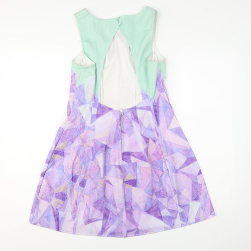 Here Comes The Sun Women's Multicoloured A-Line Dress Size 10