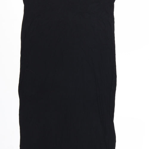 Marks and Spencer Women’s Black Viscose Shift Dress Size 10