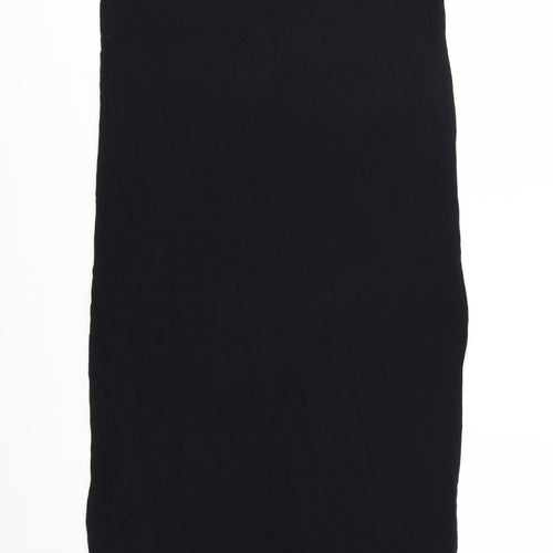 Marks and Spencer Women’s Black Viscose Shift Dress Size 10