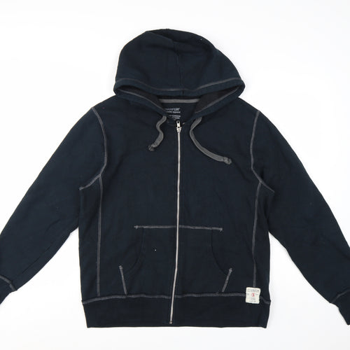 Champion Mens Black Full Zip Hoodie Size L Regular Fit