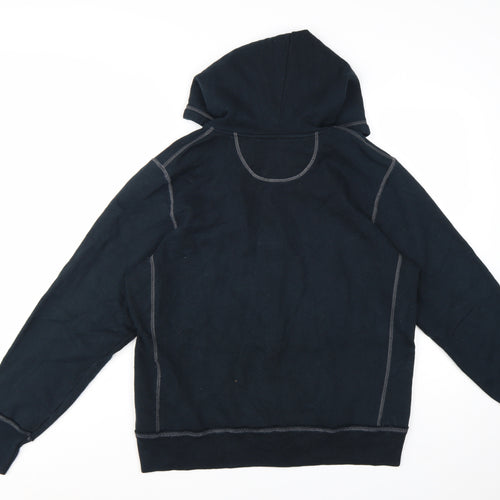 Champion Mens Black Full Zip Hoodie Size L Regular Fit