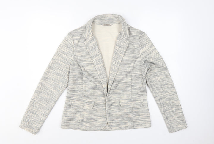 Marks and Spencer Women’s Grey Blazer Jacket UK 12 Regular Fit