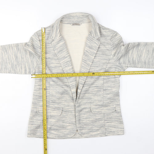 Marks and Spencer Women’s Grey Blazer Jacket UK 12 Regular Fit