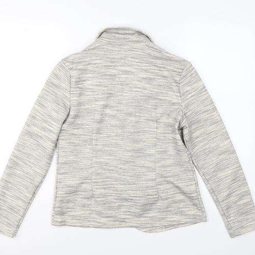 Marks and Spencer Women’s Grey Blazer Jacket UK 12 Regular Fit