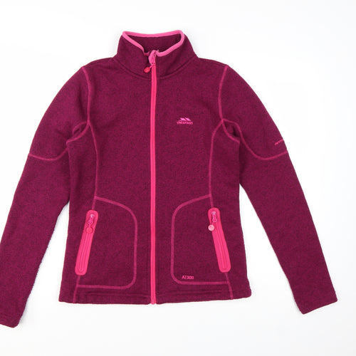 Trespass Women’s Purple Fleece Jacket Size S Full Zip Outdoor Wear